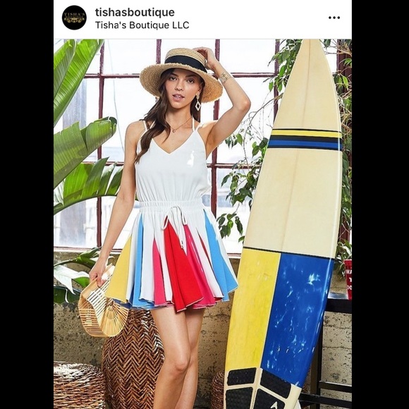 Multi Color Romper - Picture 4 of 4